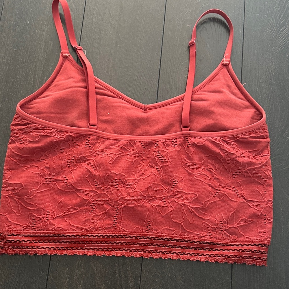 Aerie super chill red cami - Picture 3 of 9